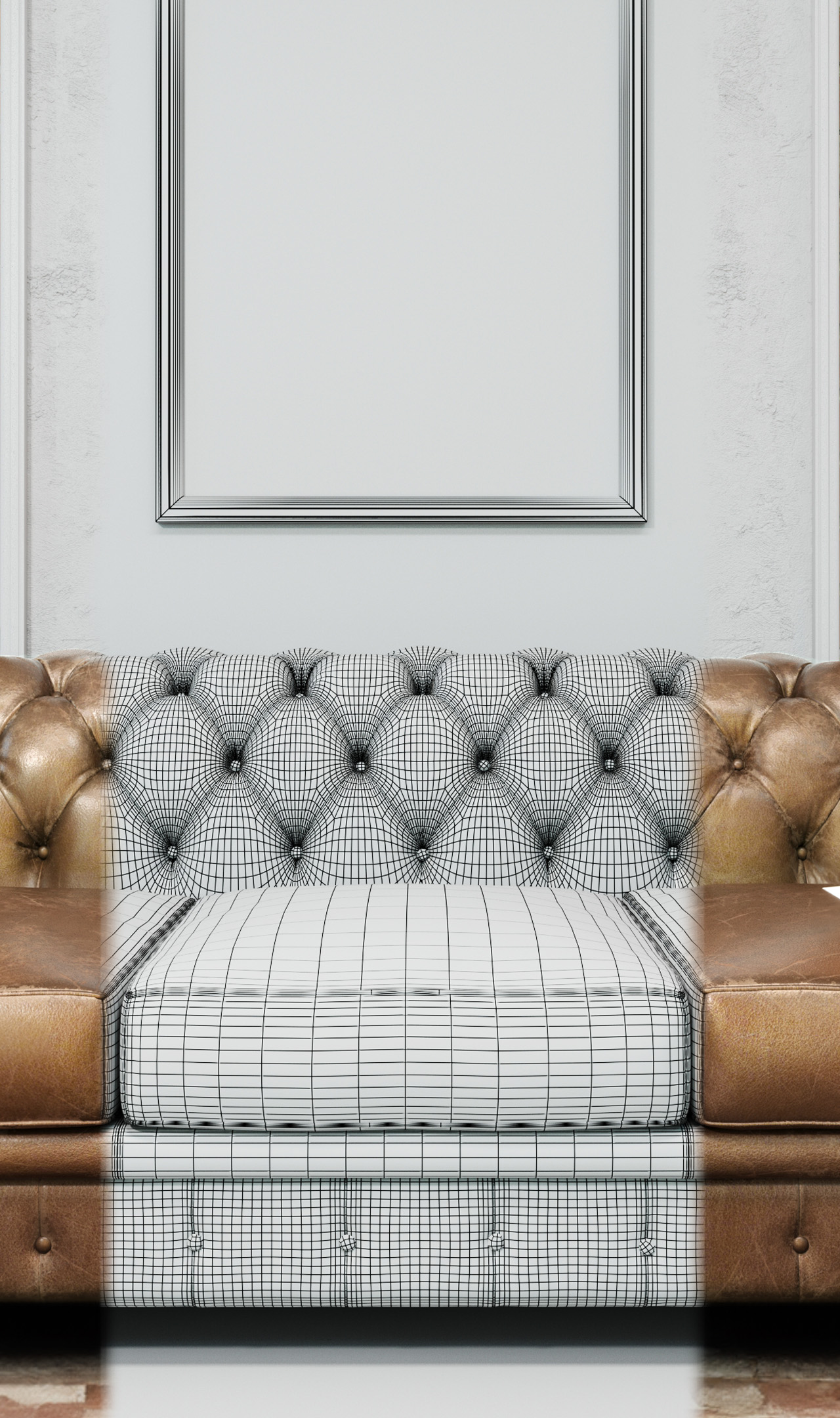 Portfolio image about chesterfield leather sofa